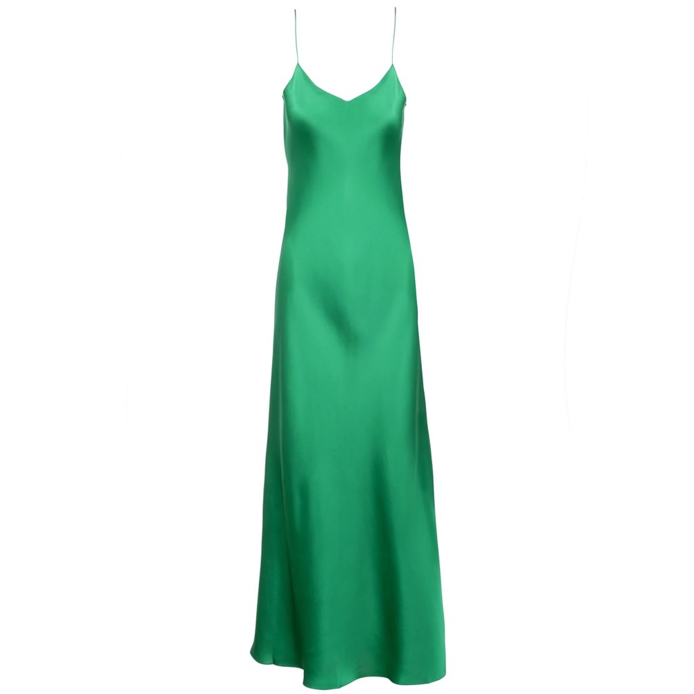 Green Slip Dress
